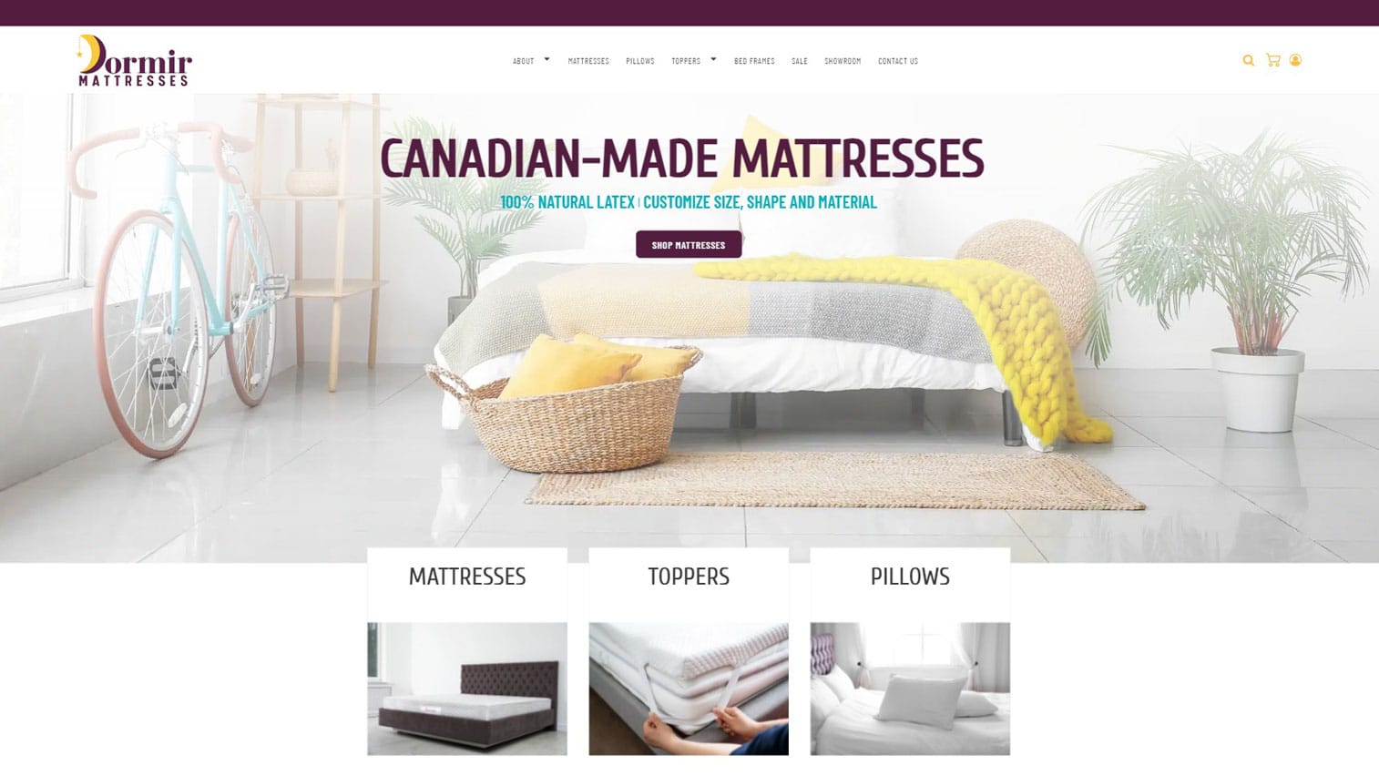 shopfoam website design project